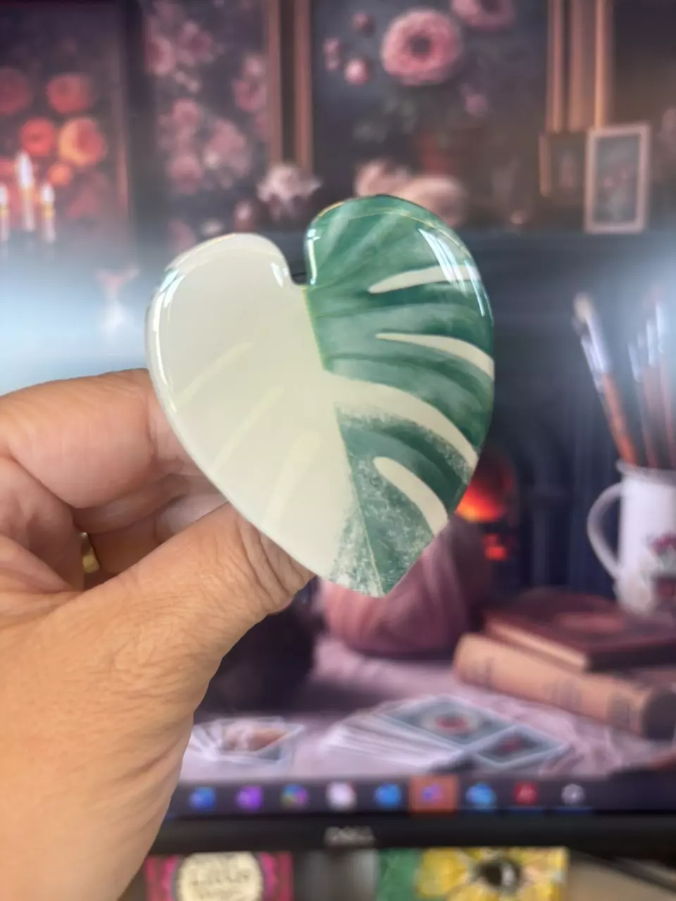 Phone pop socket monstera thumbnail