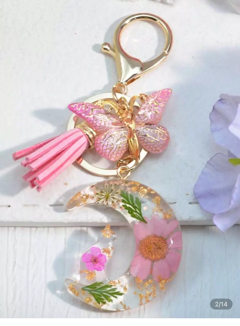 Moon cat key chain/ Bag charm thumbnail