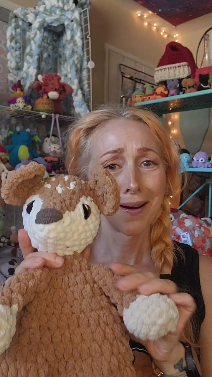 Crochet Deer Snuggler thumbnail