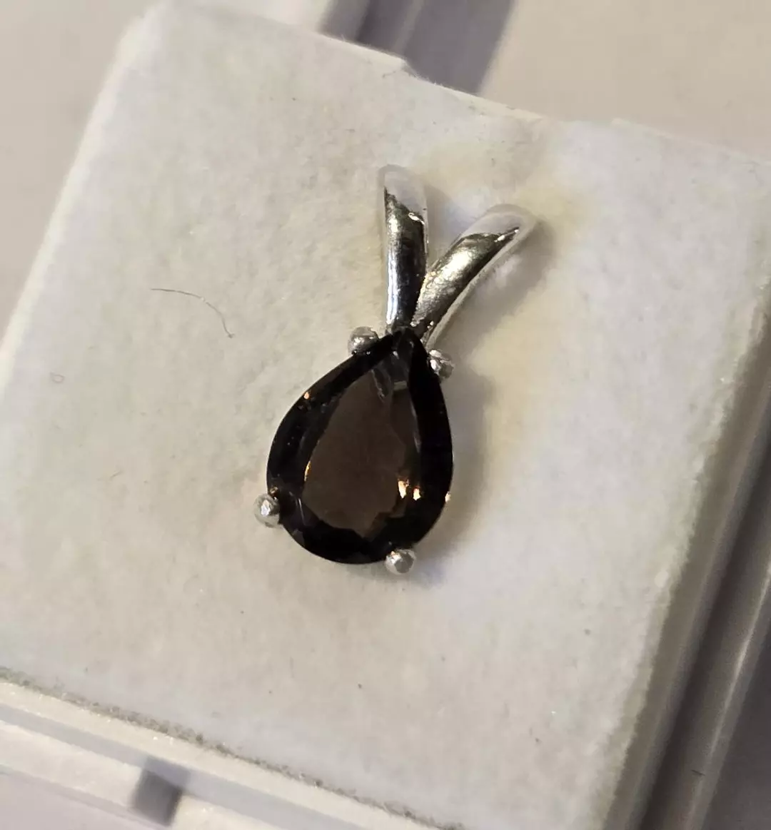Smokey quartz pendant. thumbnail