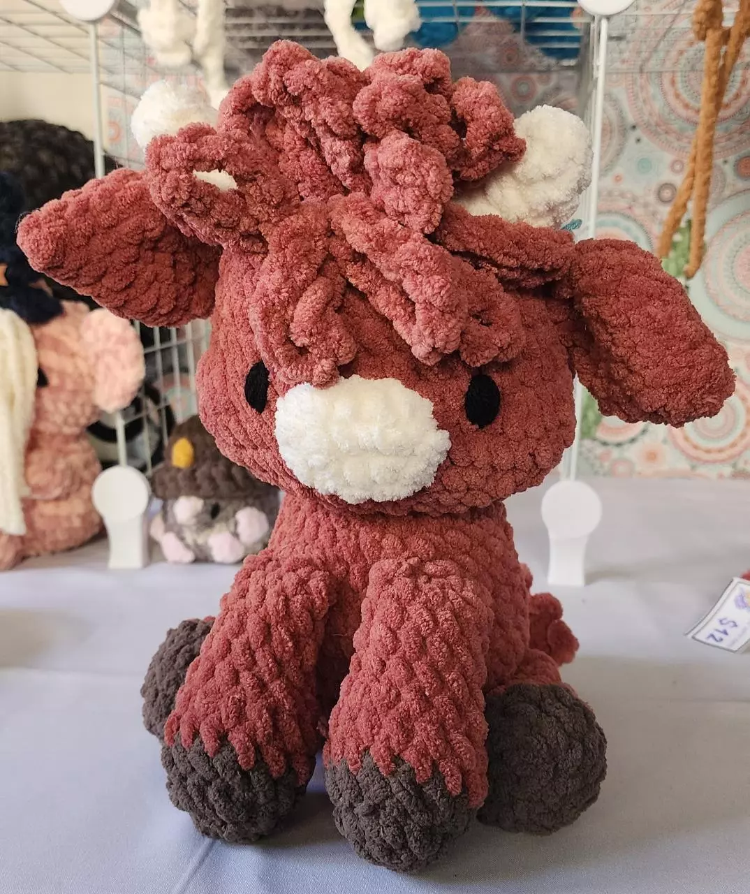 Astrid the Highland Cow crochet thumbnail