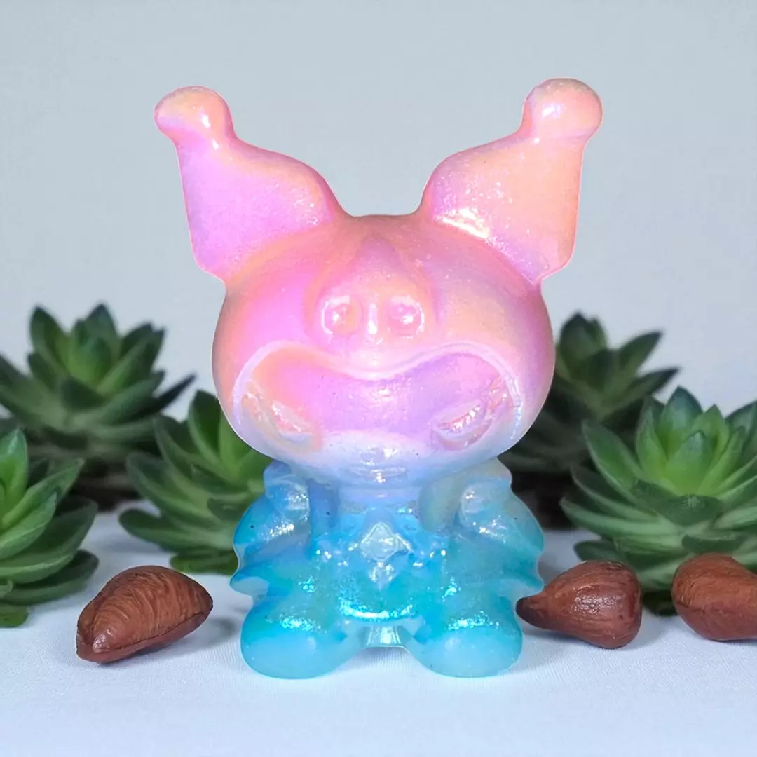 Cotton candy aura coated kuromi thumbnail