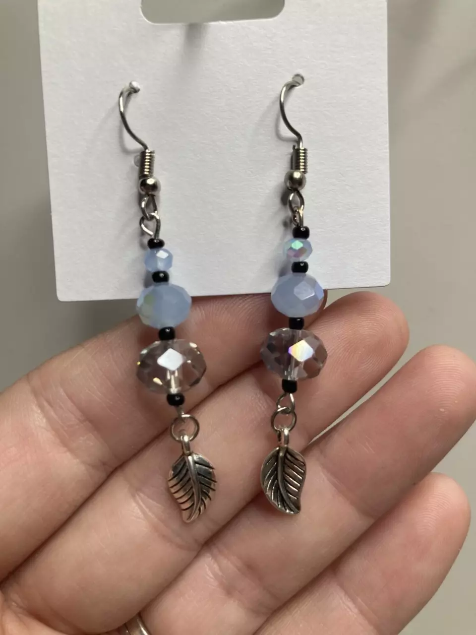 Blue Dangly Plant Lover Earrings thumbnail