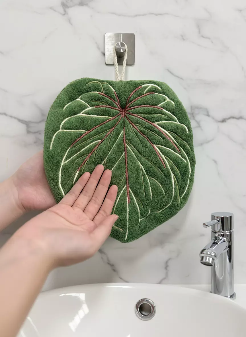 Anthurium Hand Towel thumbnail