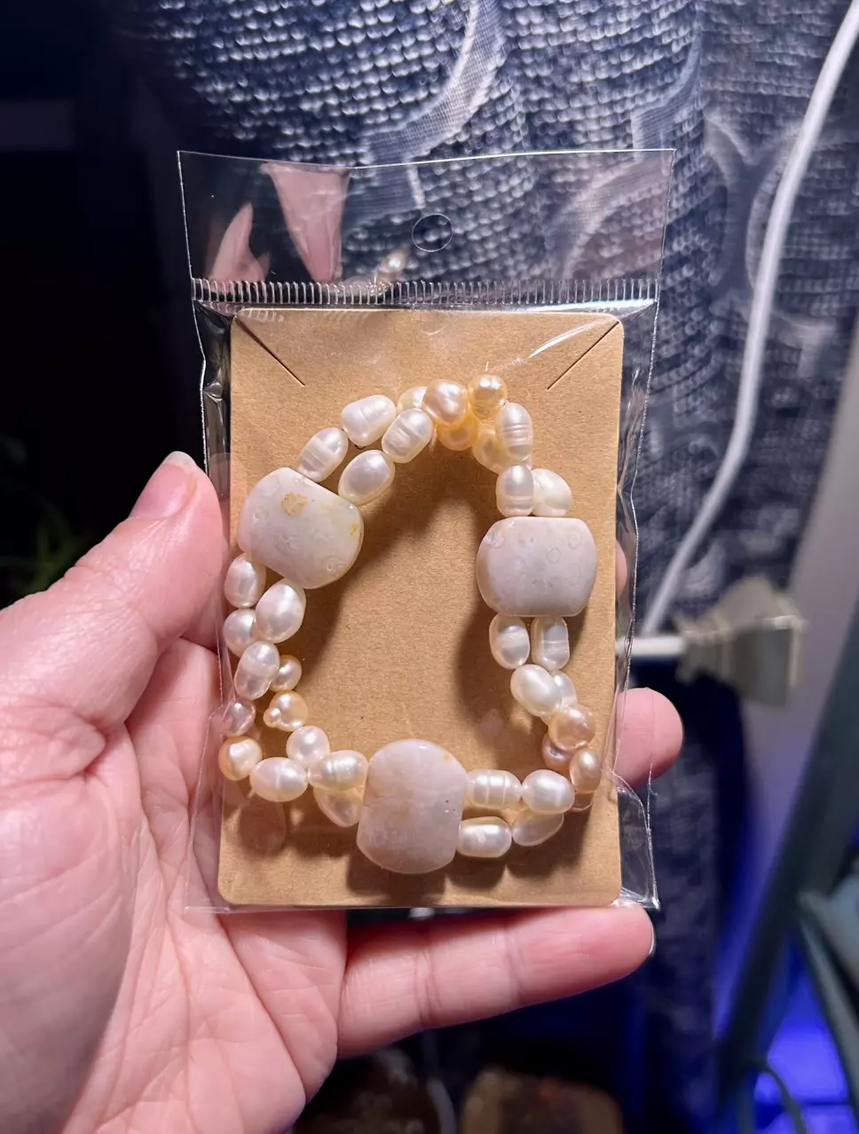 Pearl and Coral bracelet thumbnail