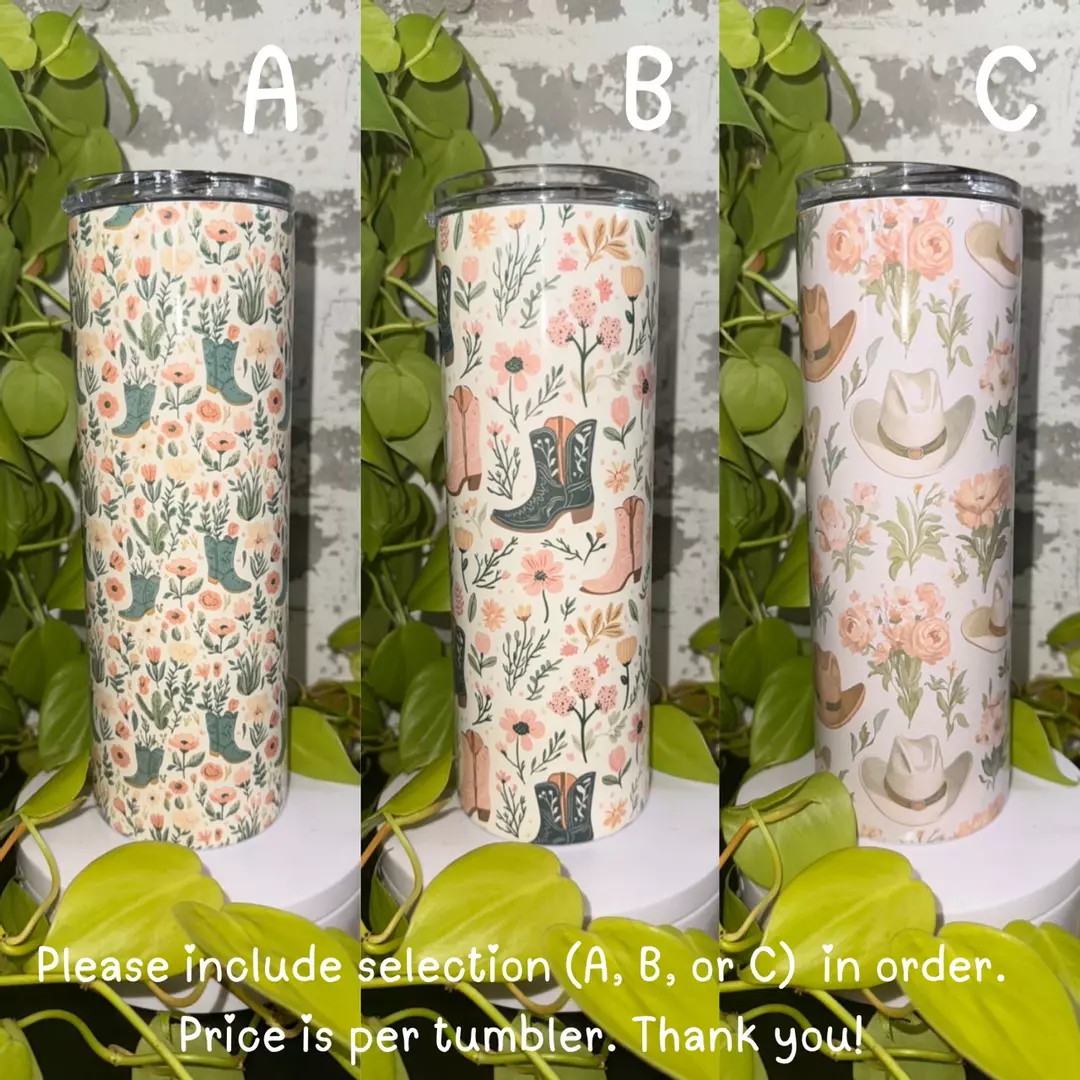 Southern Gal 20oz Tumbler Options 🌿 DM your Selection! thumbnail