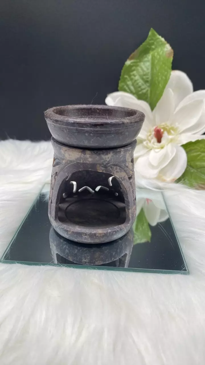 Essential Oil Diffuser ONLY, Made of carved stone, EUC thumbnail