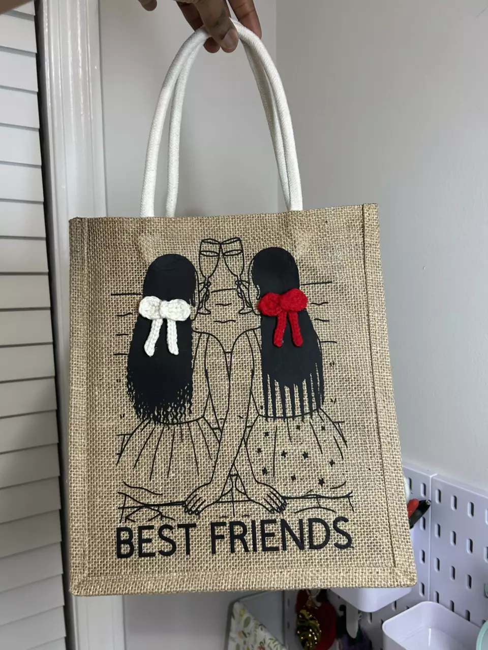 Best friends tote bag thumbnail