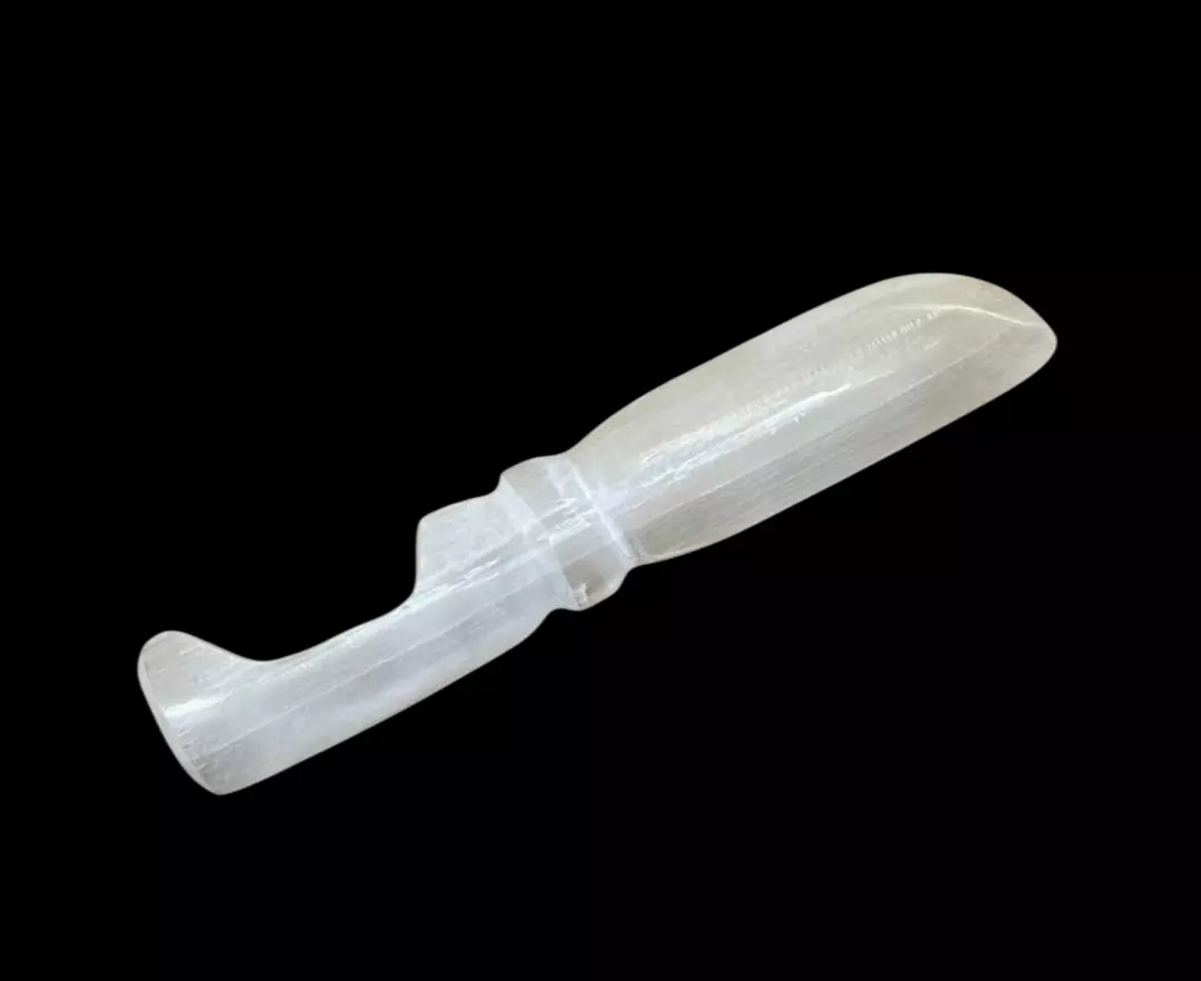 Selenite Knife Crystal Carving 10 Inches thumbnail