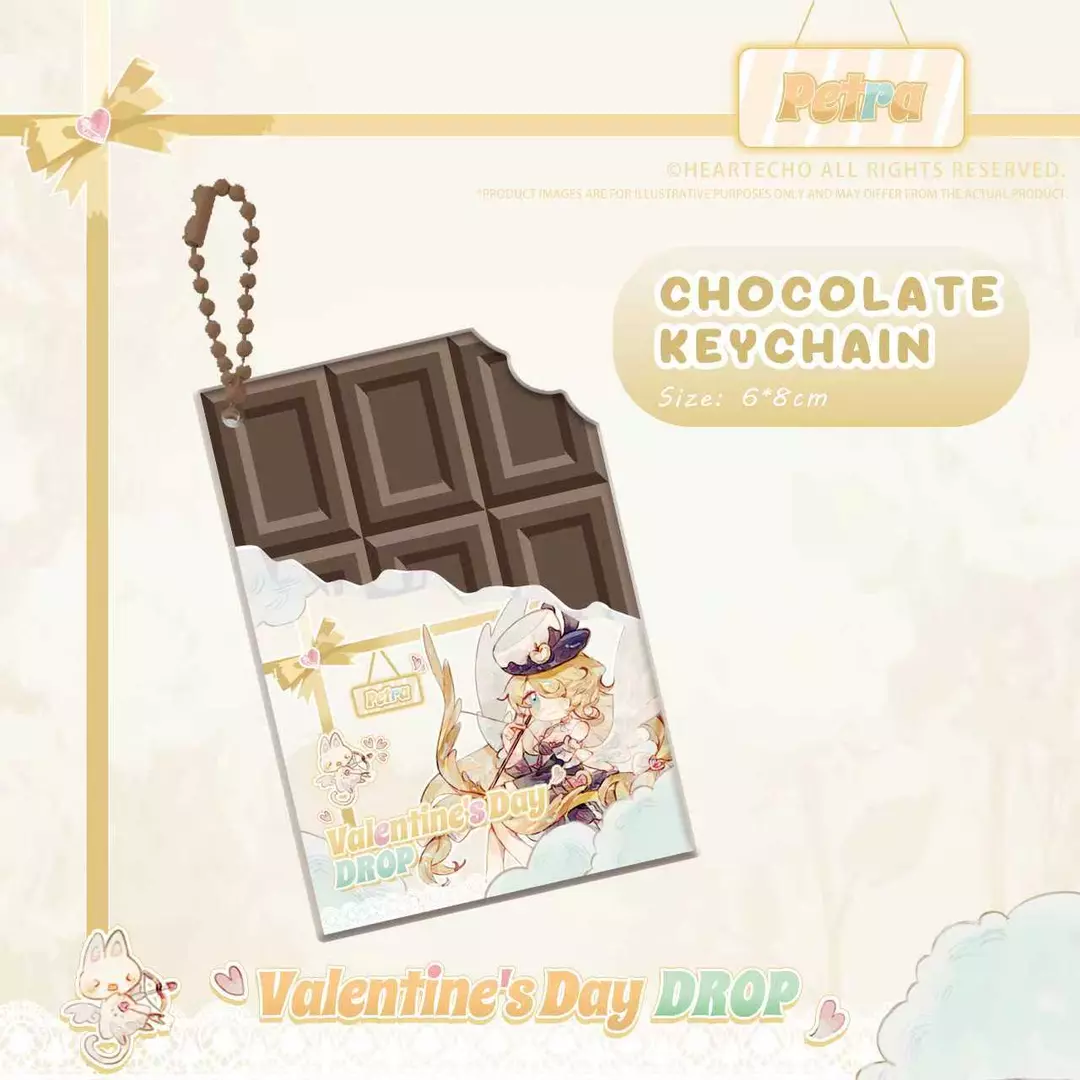 Petra Valentine‘s Day Drop chocolate keychain thumbnail