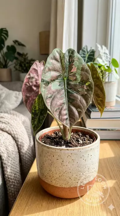 ✨ Alocasia Cuprea pink/mint mix Variegated ✨ 🥉🌈 (TC) ($49