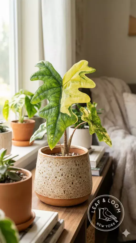 ✨ Alocasia Jacklyn Aurea Variegated ✨ 🌟  (TC) thumbnail