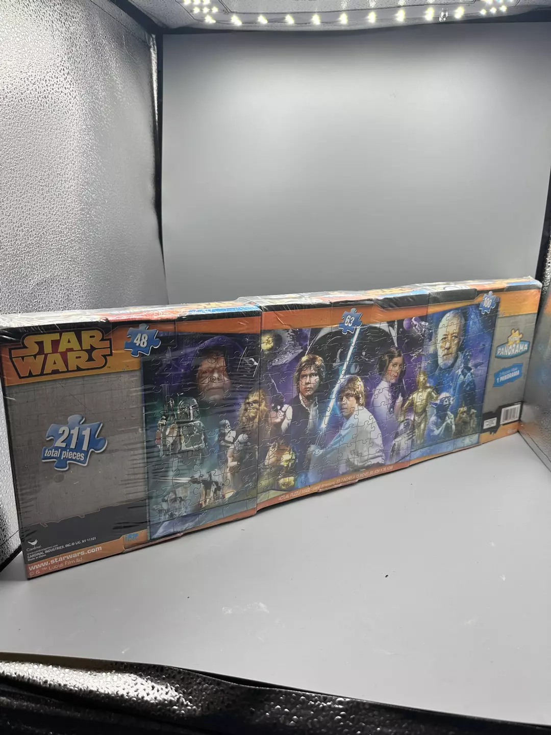 Puzzles - 3 DISNEY STAR WARS PUZZLES PANORAMA VIEW 211 PCS thumbnail