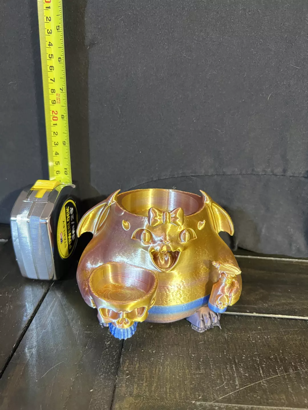 Unique 3D-Printed Decorative Pot with Whimsical Design thumbnail