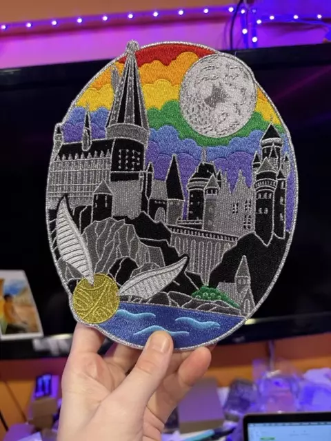 Rainbow hogwarts back patch thumbnail