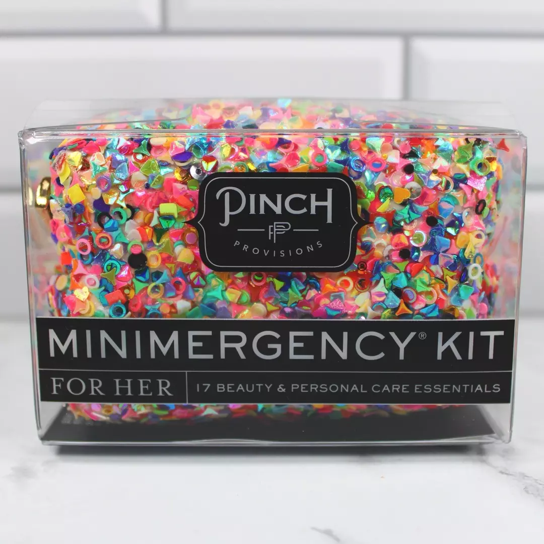 Pinch Provisions Minimergency Kit for Her Big Glitter Energy 17 Essentials NIB thumbnail