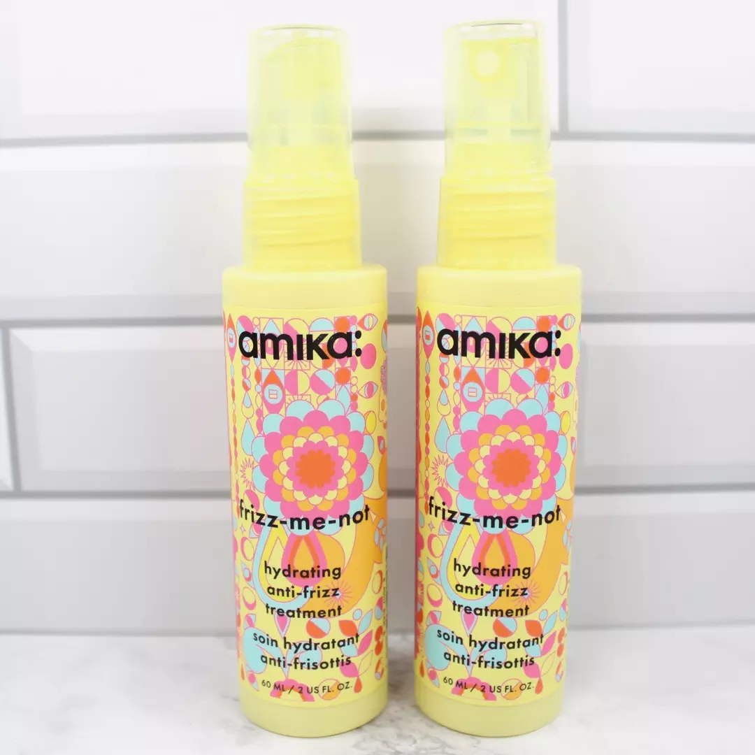 X 2 amika�Frizz-Me-Not Hydrating Anti-Frizz Treatment Deluxe Travel Size 60ml thumbnail