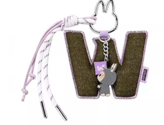 W - Letter Pendant Pin for Love thumbnail