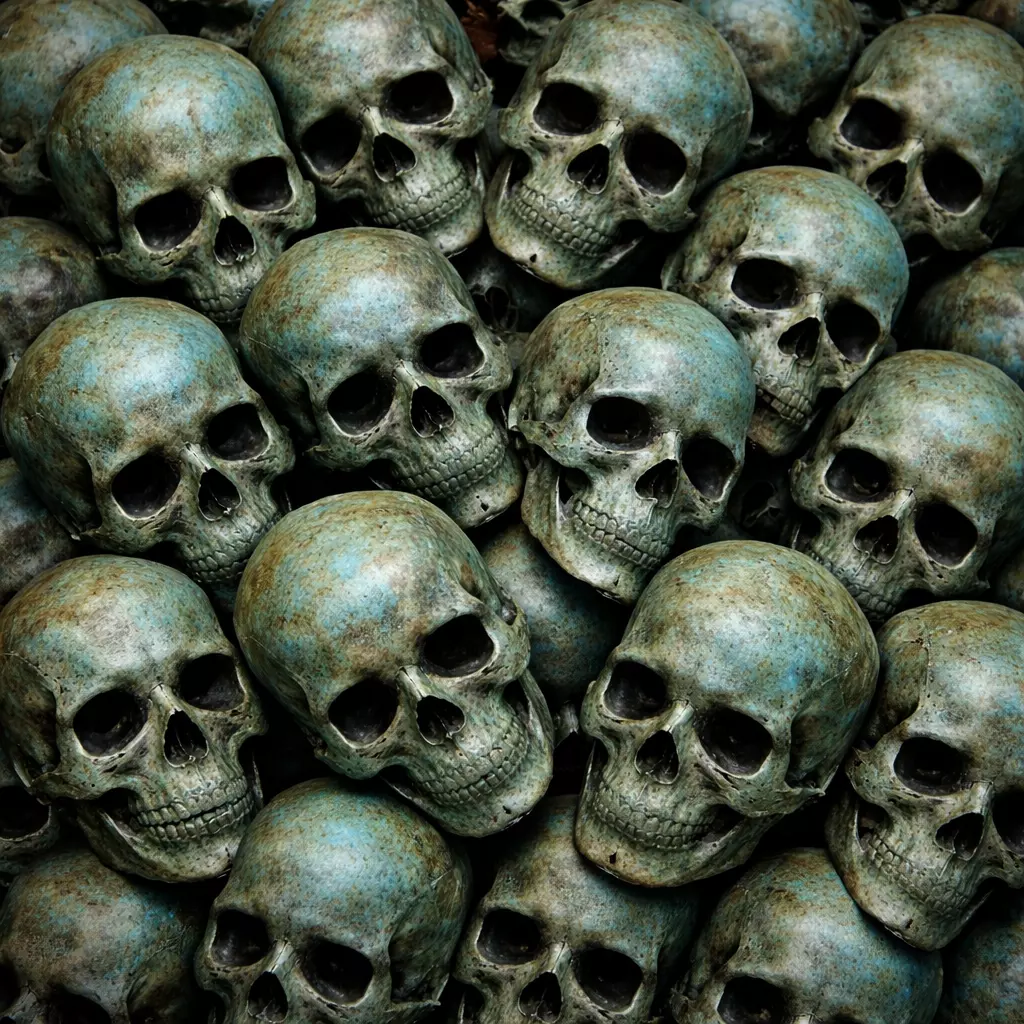 Staging Skulls - 5 (Turquoise)  thumbnail