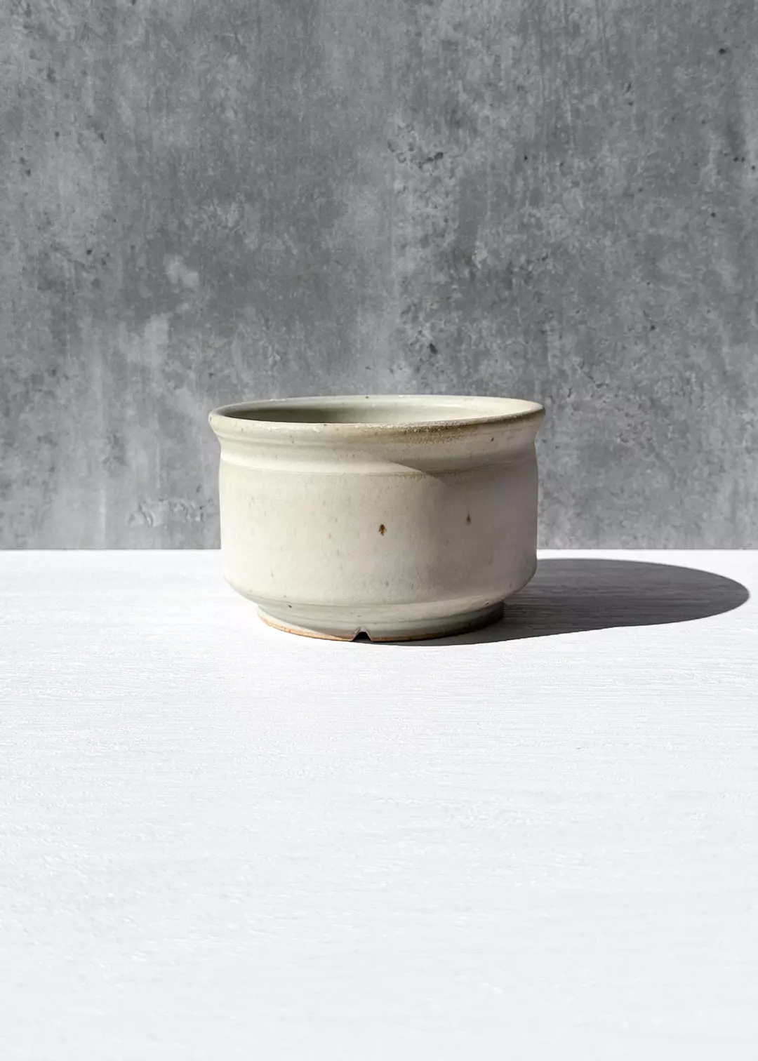 Small Matte White Planter - 4" W x 2 1/2" D thumbnail