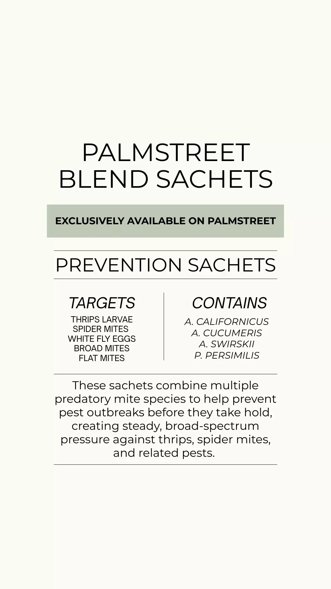 PalmStreet Blend Prevention Sachets thumbnail