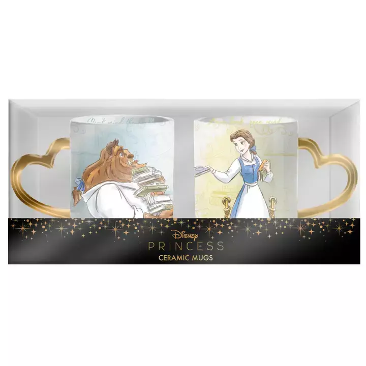 Disney Princess Belle 2pc 14oz Mug Set thumbnail