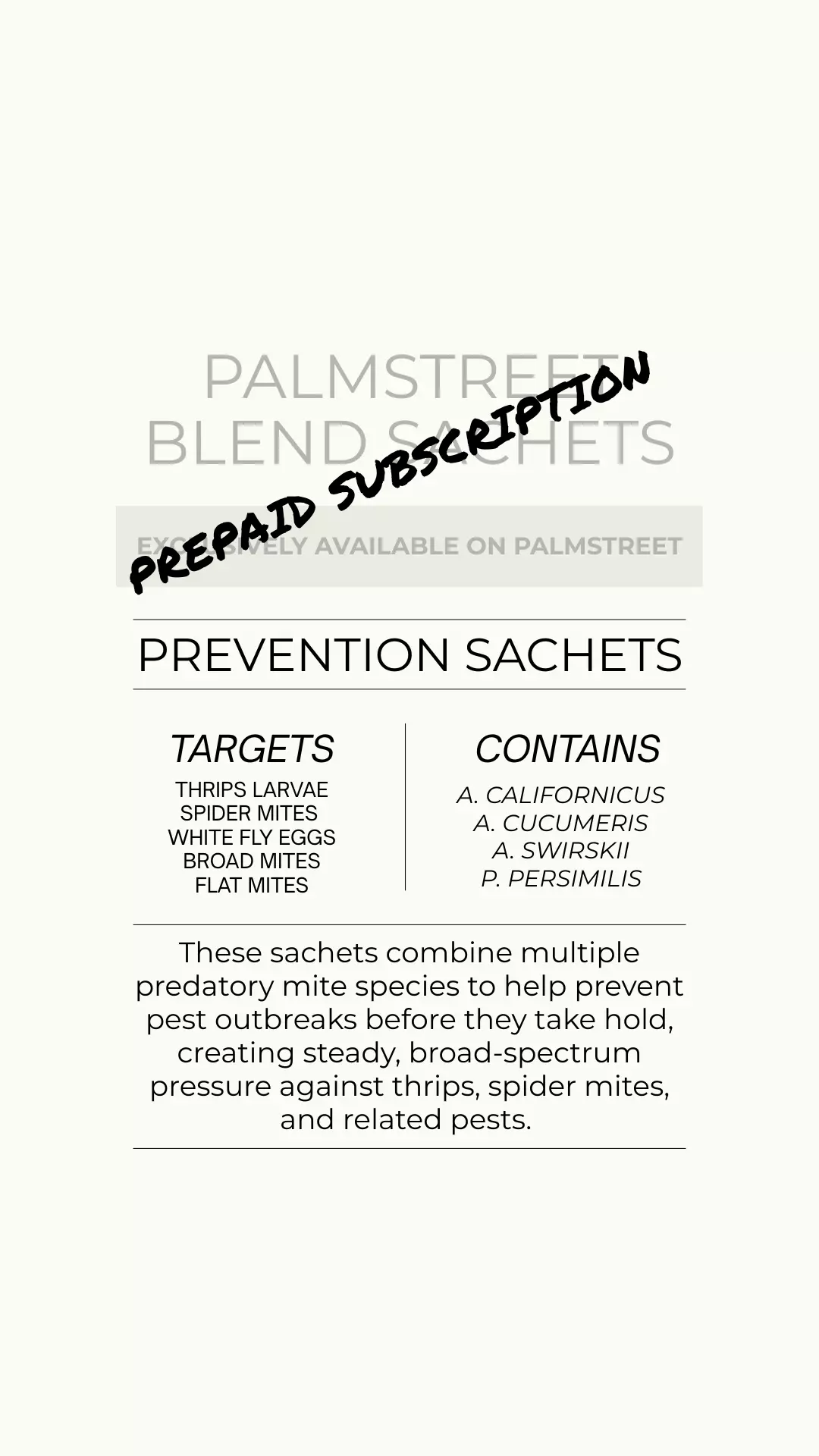 PS Blend Sachets - Prepaid Subscriptions thumbnail