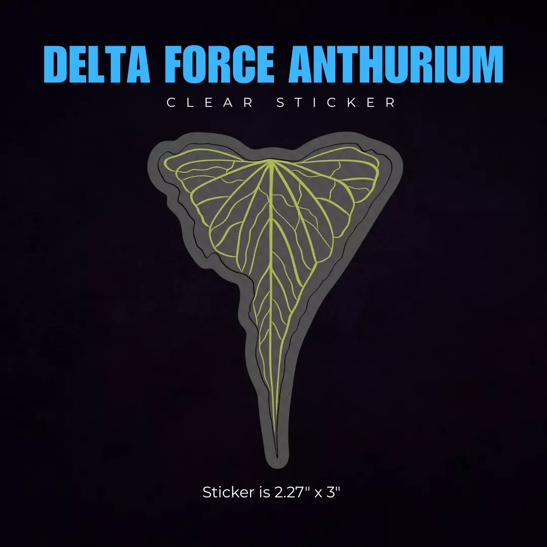 Delta Force Anthurium Sticker  thumbnail