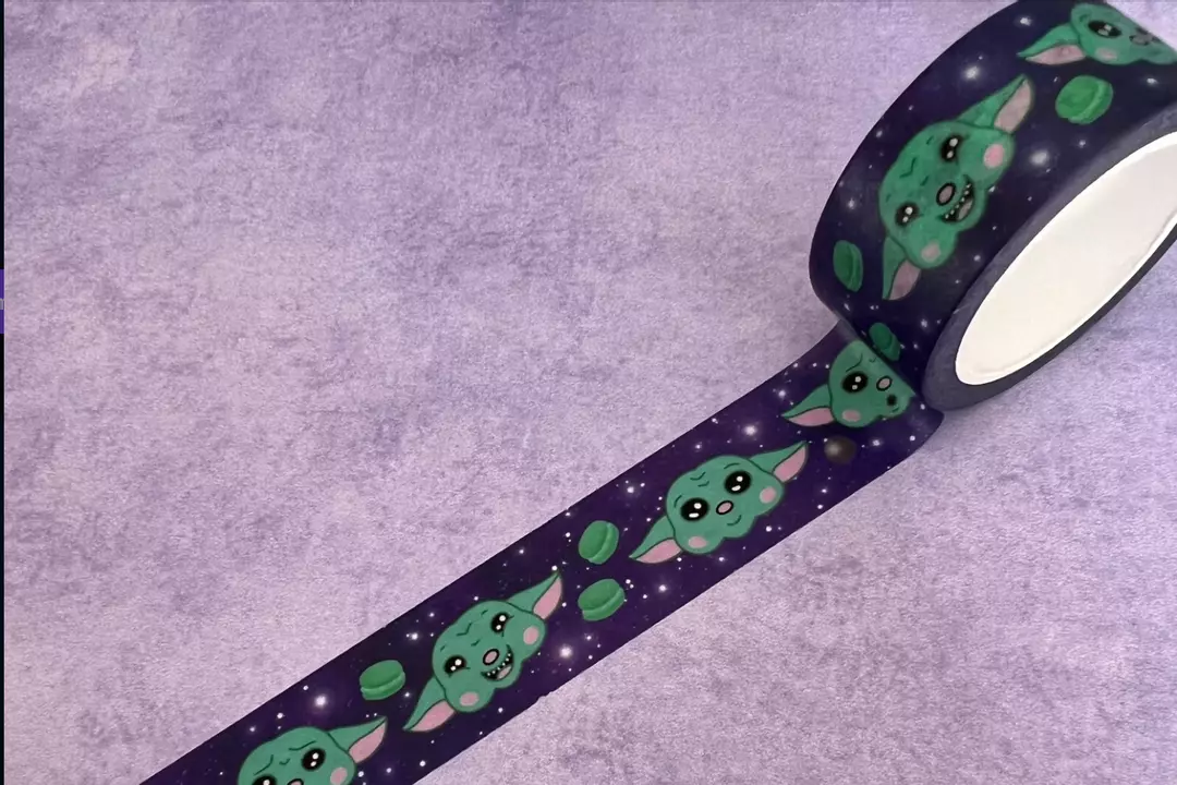 Grogu washi tape thumbnail