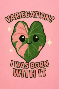 Variegation I Was Born With It Sticker thumbnail