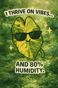 I Thrive on Vibes and 80% Humidity Sticker thumbnail