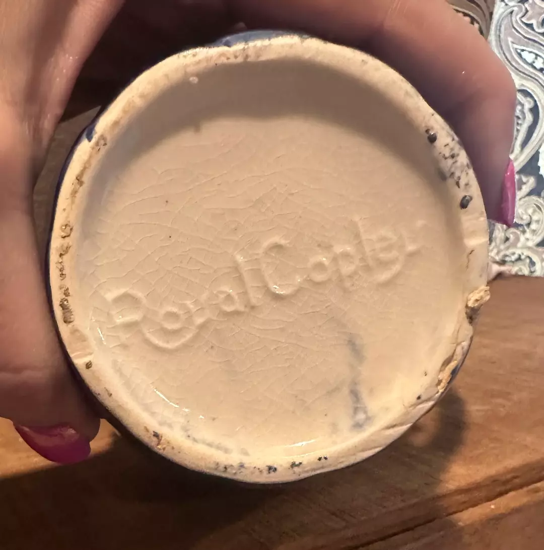 Vintage Royal Copley pitcher from the 1940s thumbnail