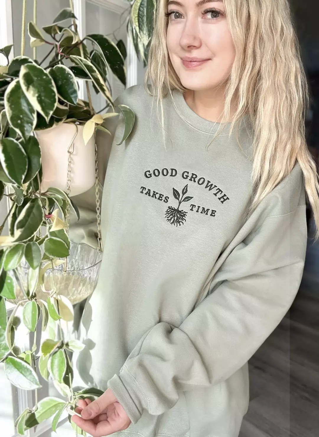 Good Growth Embroidered Crewneck Sweatshirt thumbnail