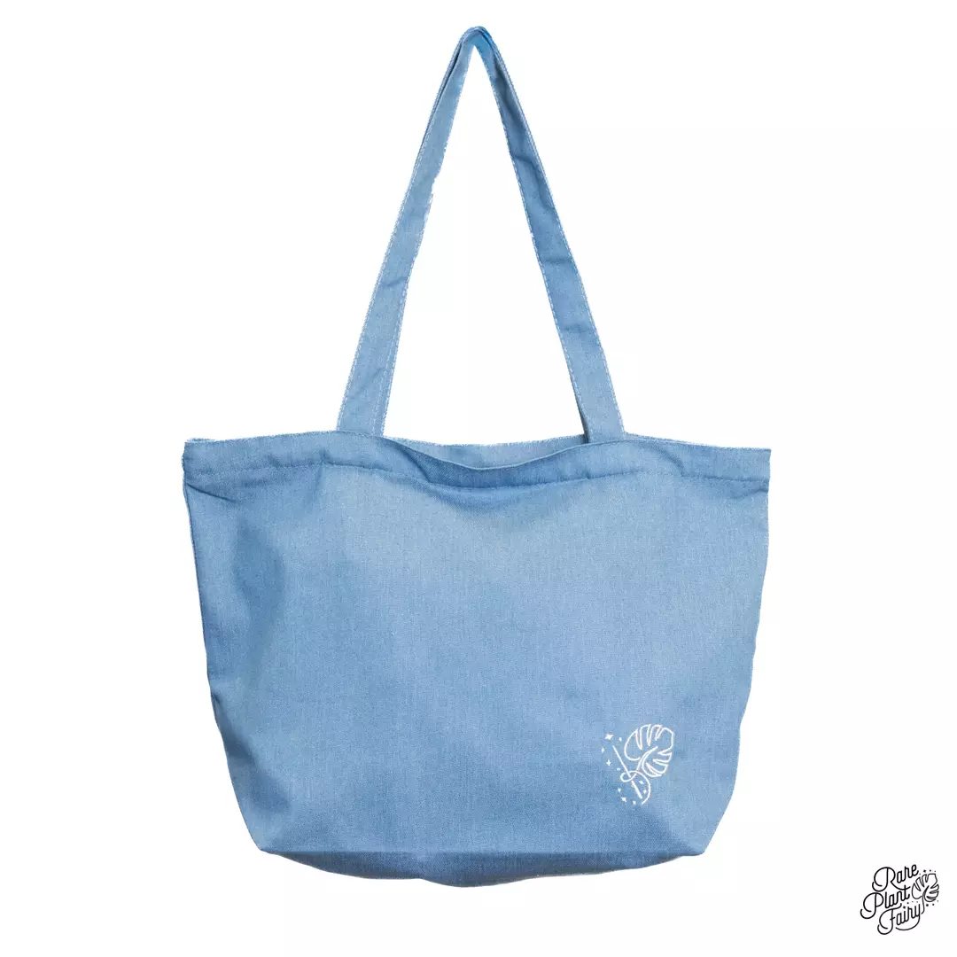 Rare Plant Fairy® Denim Market Tote thumbnail