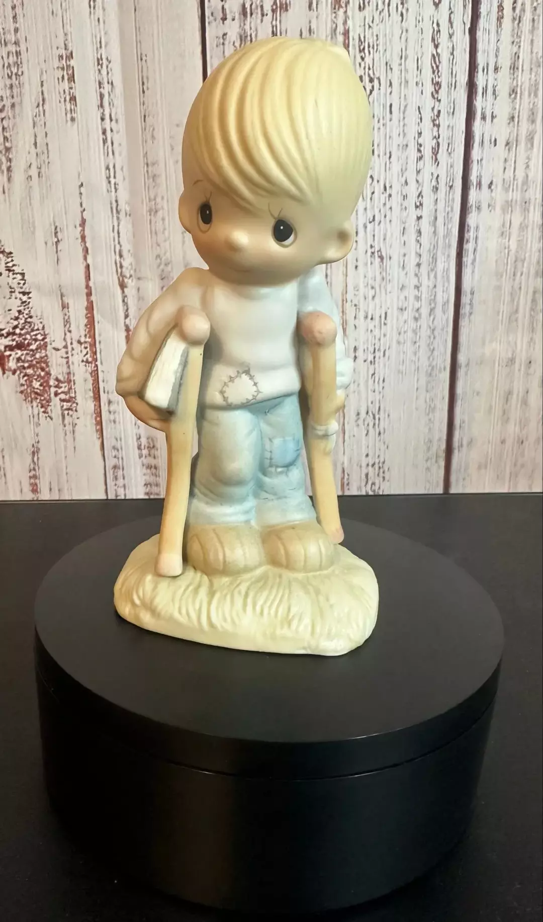 Precious Moments figurine titled "He Watches Over Us All" thumbnail
