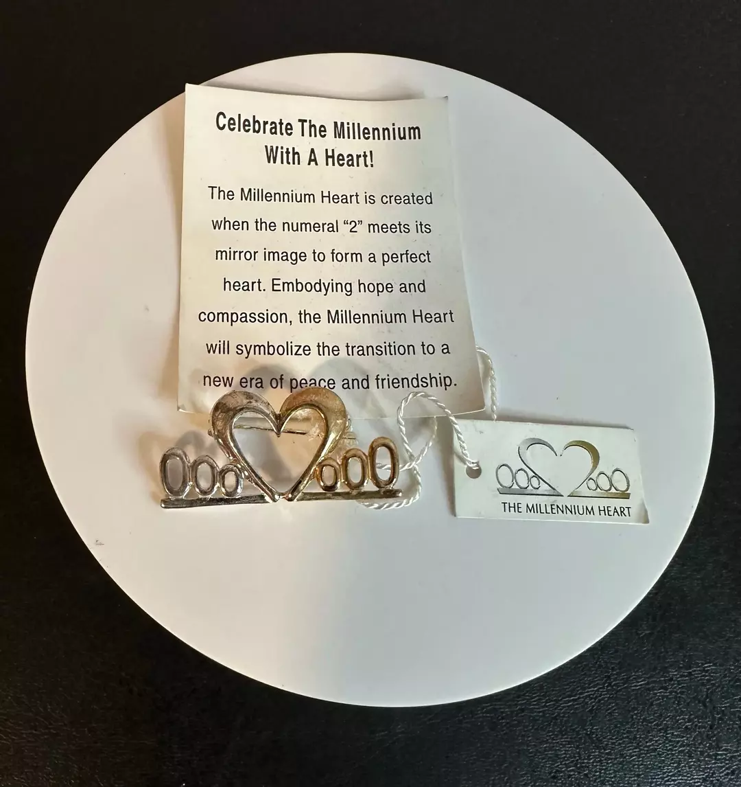 The Millennium Heart Pin Brooch thumbnail