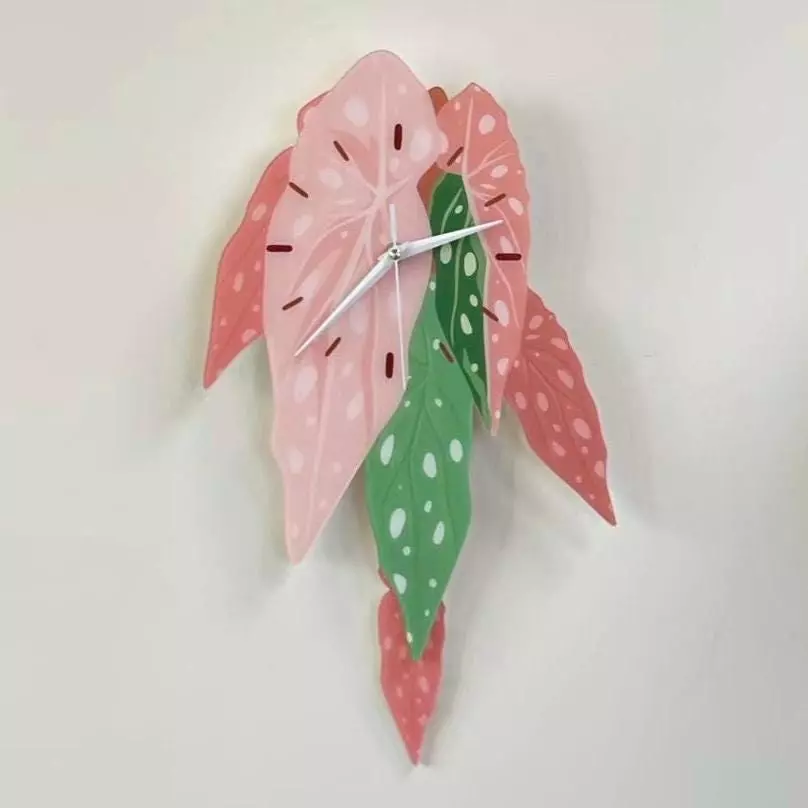 ORIGINAL DESIGN Botanical Wall Clock, Plant Lover Gift, Minimalis Home Decor thumbnail
