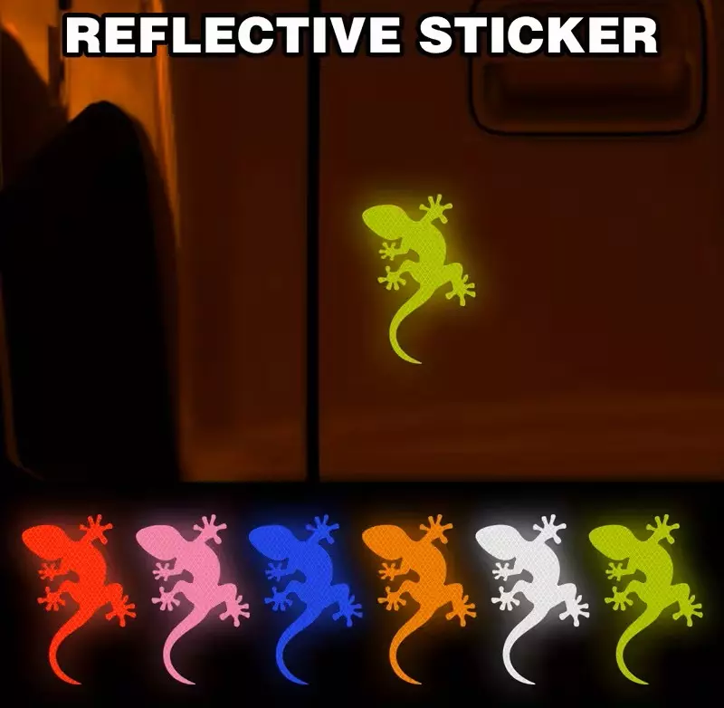 Reflective Gecko Sticker thumbnail