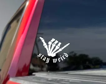 Stay Weird Sticker thumbnail