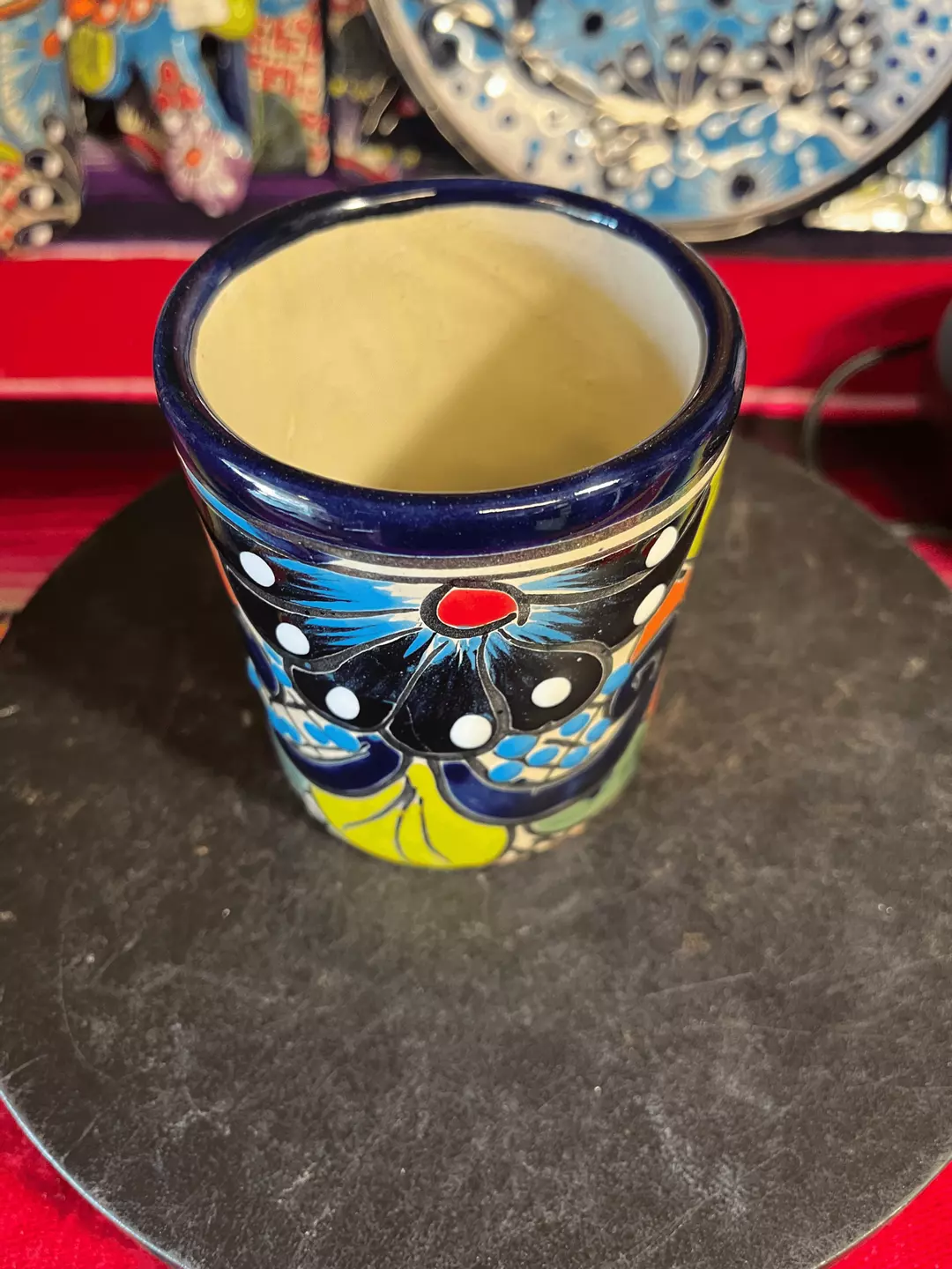 Item #789 Talavera Cylinder Small Pot thumbnail