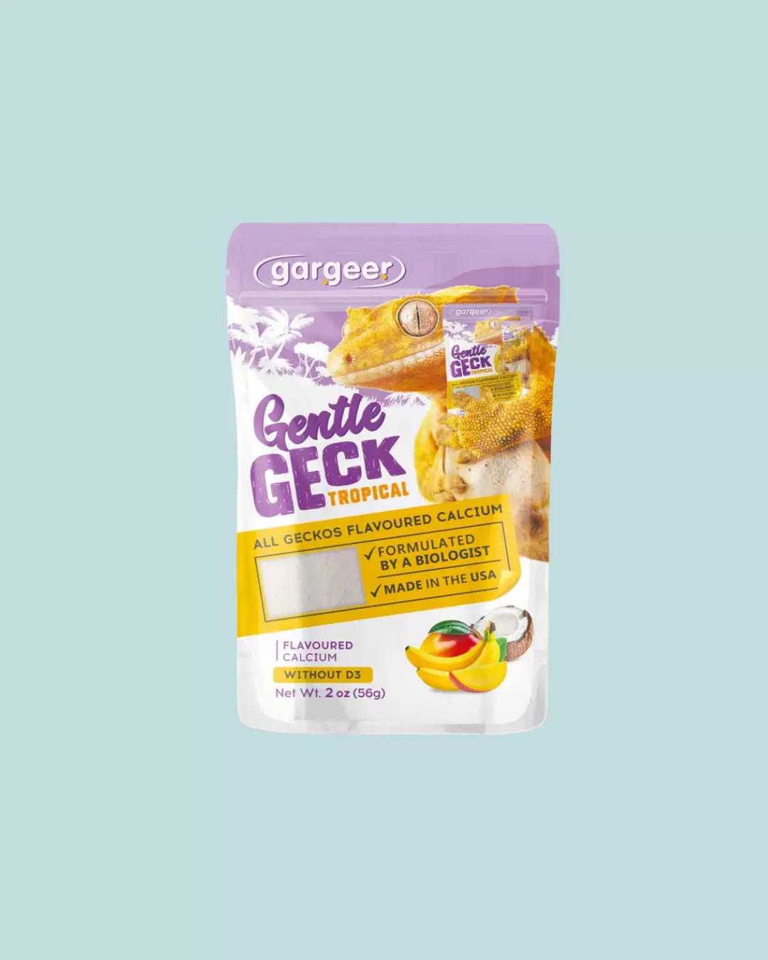 Gecko Tropical Fruit Calcium with Vitamin D3 (2 oz) thumbnail