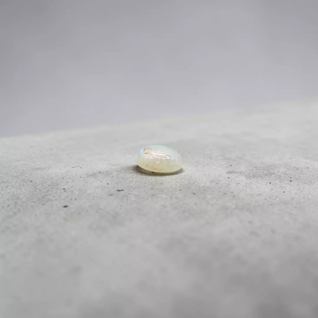 0.63 Carat Oval Cabochon Ethiopian Opal Gemstone - Live Show Listing thumbnail
