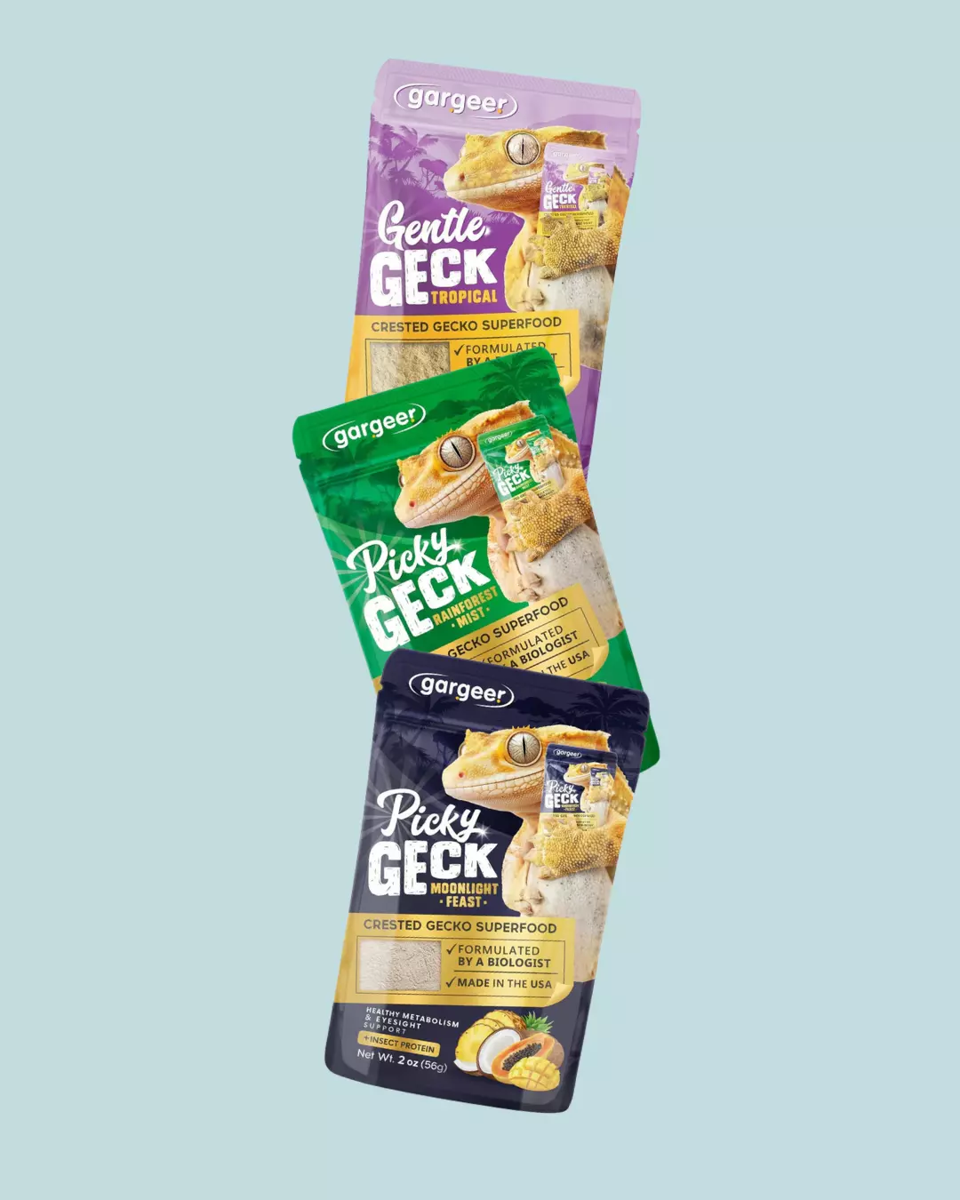 Gargeer 3 Pack (Tropical/ Rainforest/ Moonlight Feast) thumbnail