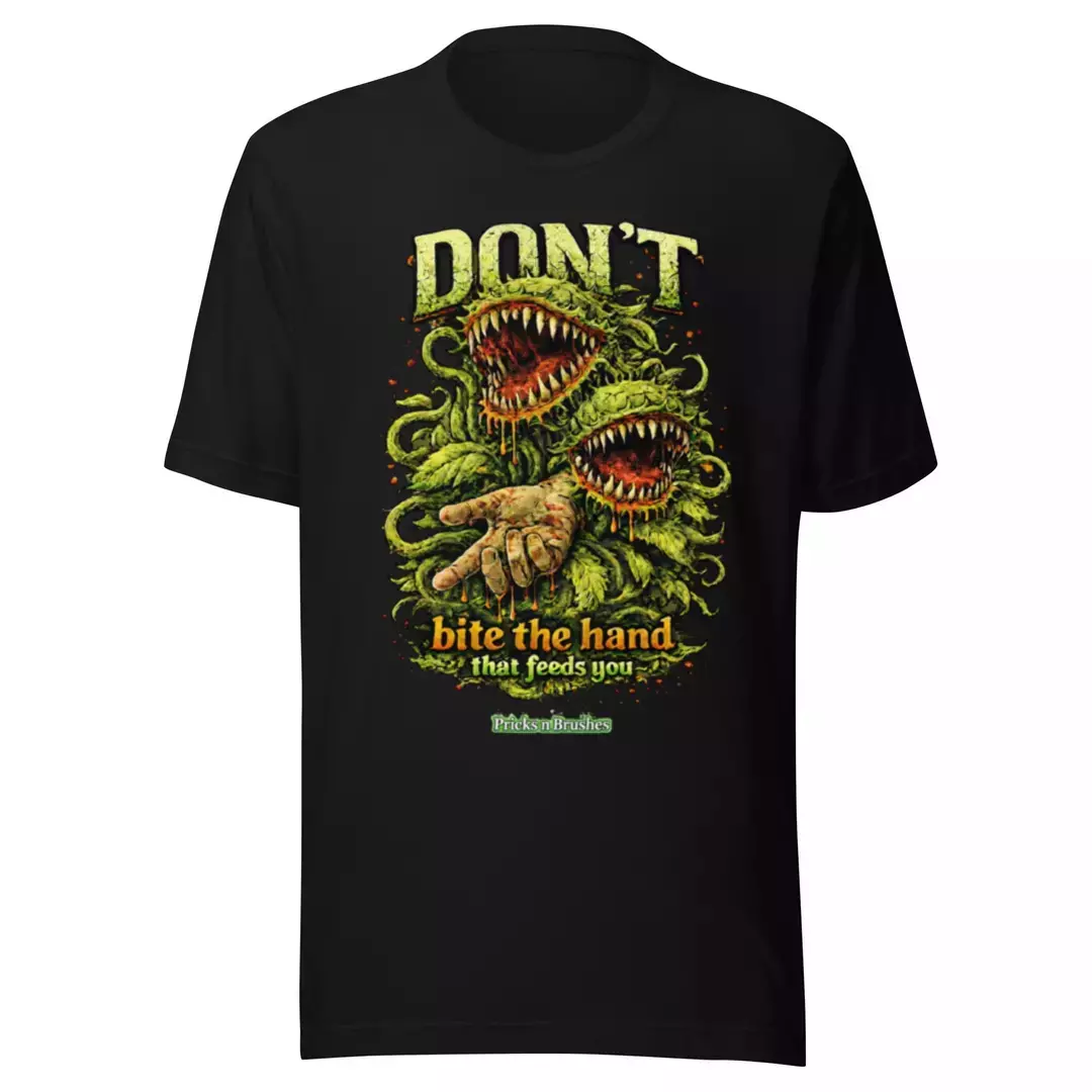 "Don't Bite the Hand....." T-Shirt thumbnail