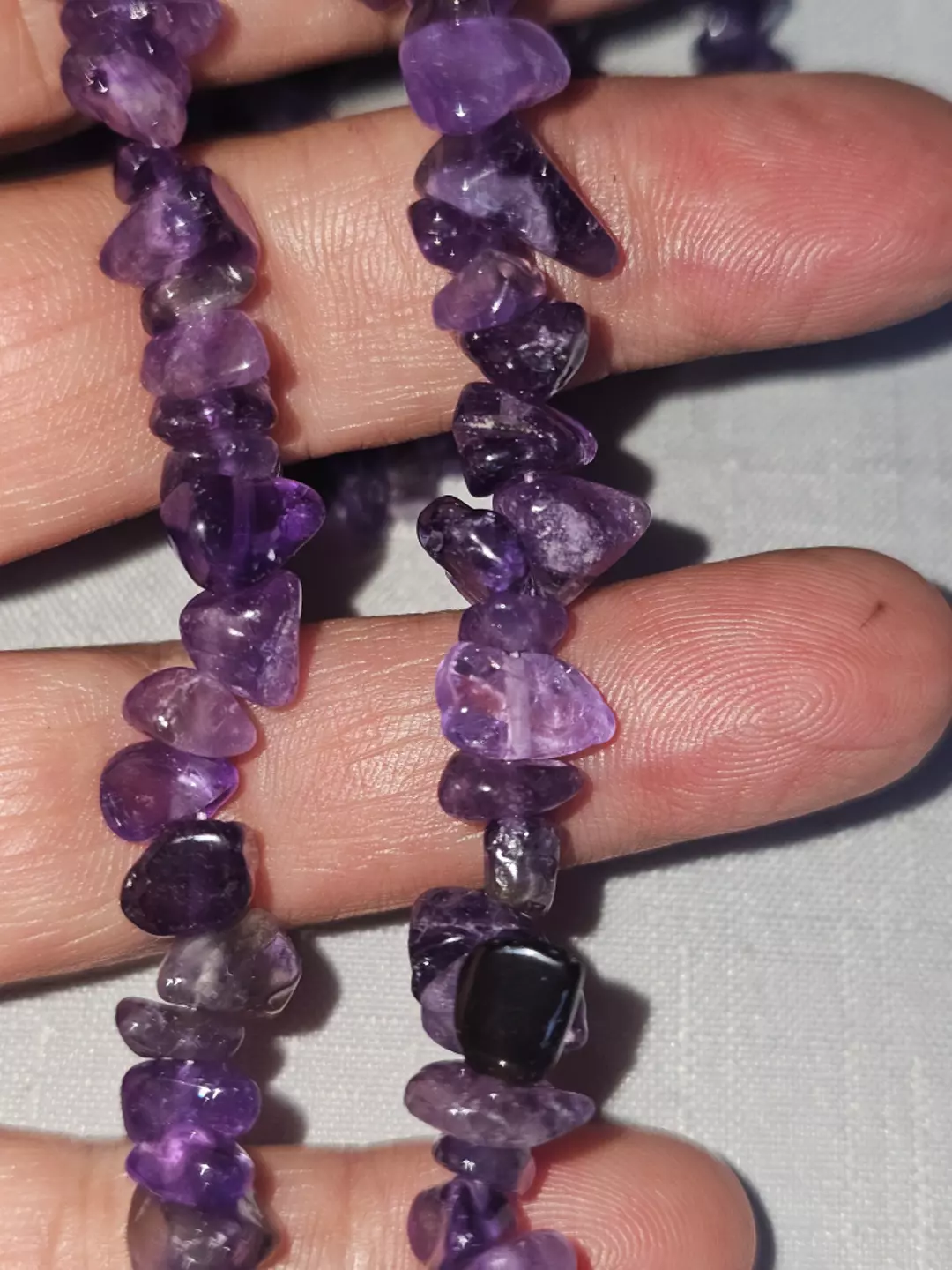 36 inch Amethyst Necklace  thumbnail