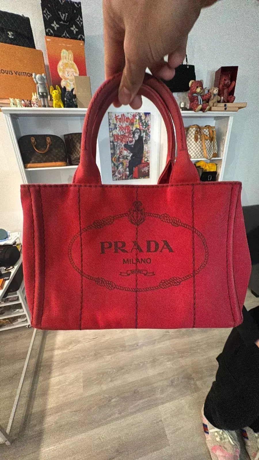 Prada Canapa Tote Bag thumbnail