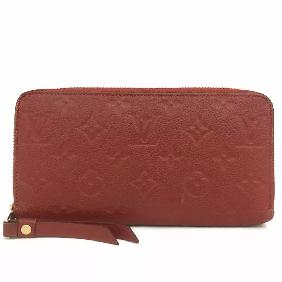 Louis Vuitton Monogram Empreinte Leather Zippy Zip Around Wallet thumbnail