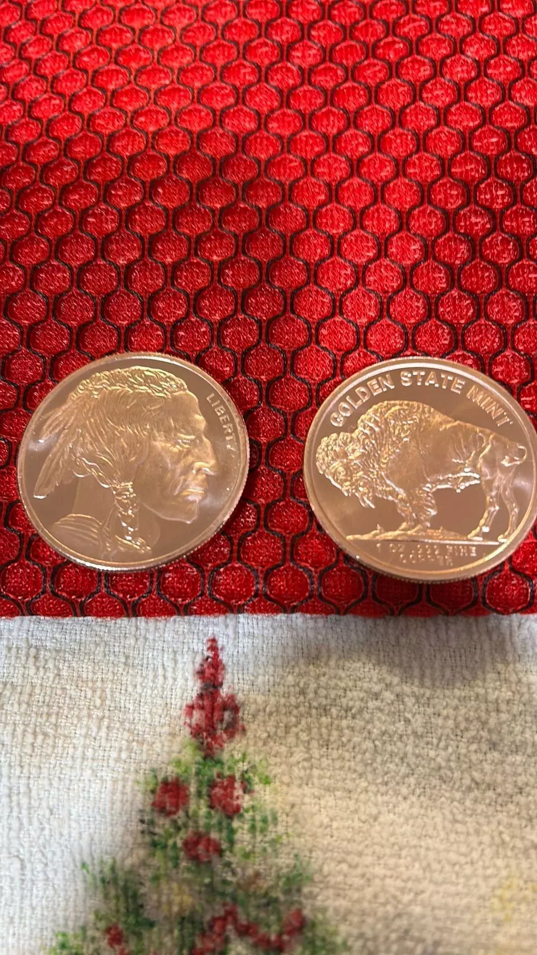 1oz Copper round Buffalo design GSM thumbnail