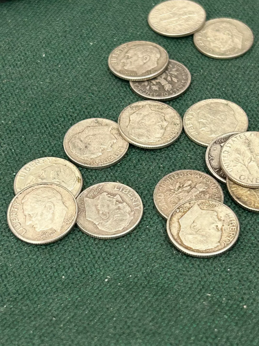 One Random silver dime 90% thumbnail