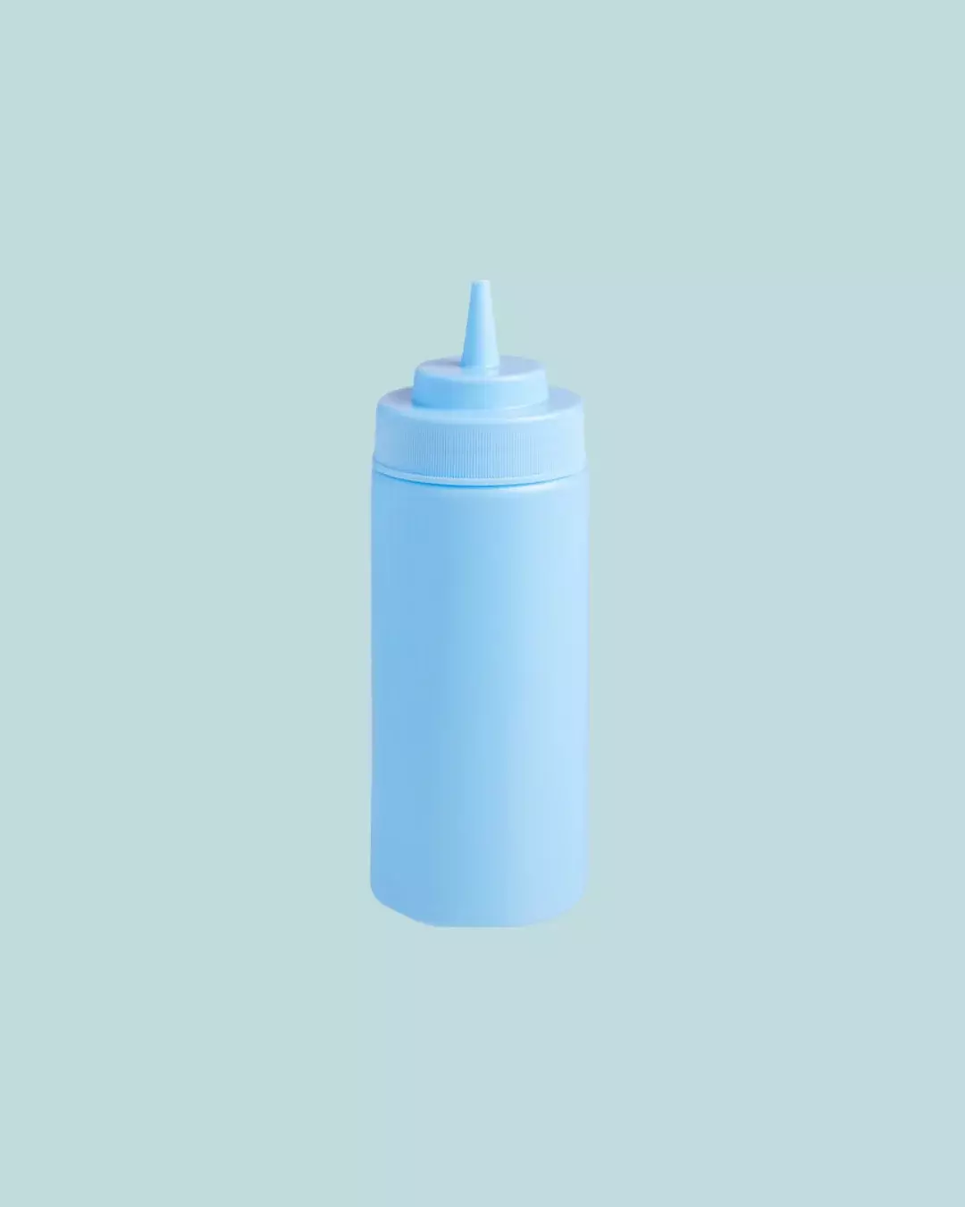 16 oz. Blue Wide Mouth Squeeze Bottle thumbnail